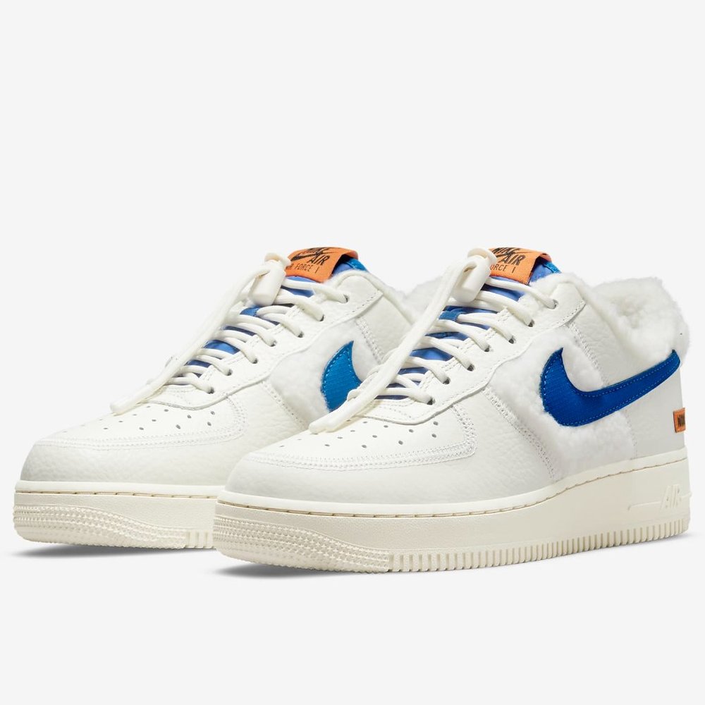 Nike Air Force 1 '07 Low Sherpa Fleece White DO6680-100 Womens sz 10 or …